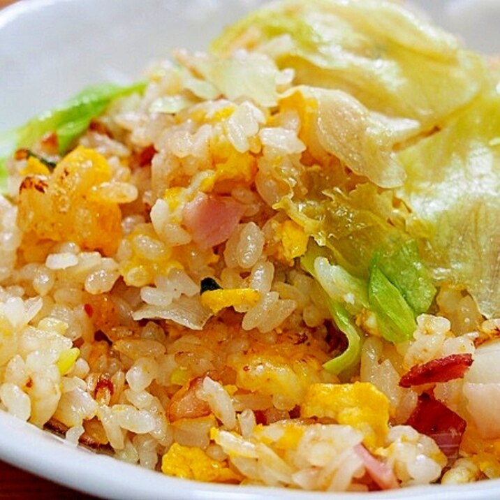 ベーコン レタス チャーハン レタス チャーハン ベーコン